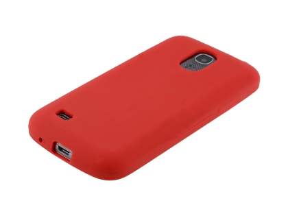 Silicone Case for Samsung I9195T Galaxy S4 mini - Red