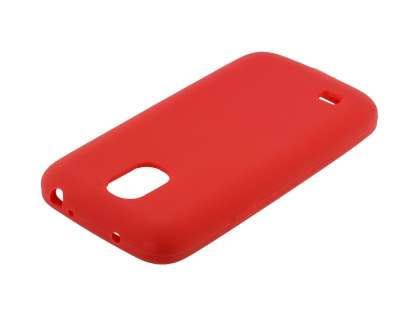 Silicone Case for Samsung I9195T Galaxy S4 mini - Red