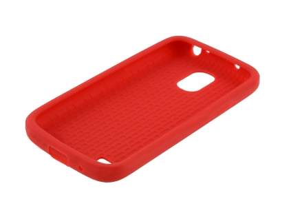 Silicone Case for Samsung I9195T Galaxy S4 mini - Red