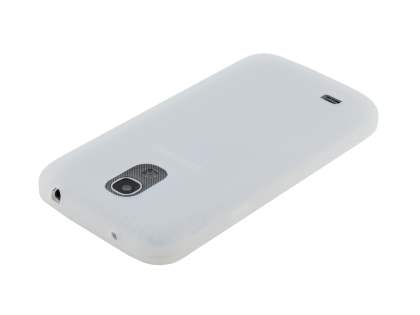 Silicone Case for Samsung I9195T Galaxy S4 mini - Frosted Clear