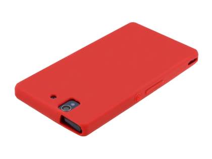Silicone Case for Sony Xperia Z - Red