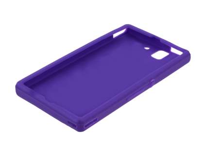 Silicone Case for Sony Xperia Z - Purple