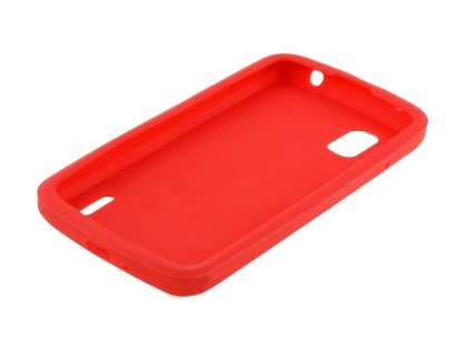 Silicone Case for LG Nexus 4 E960 - Red