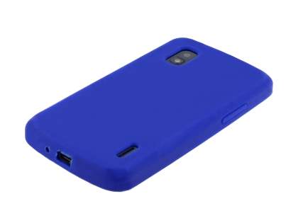Silicone Case for LG Nexus 4 E960 - Blue