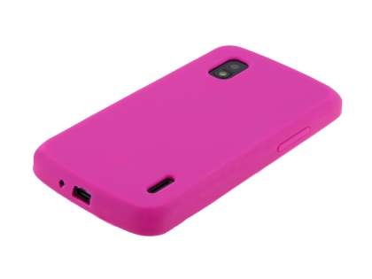 Silicone Case for LG Nexus 4 E960 - Pink