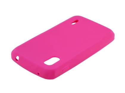 Silicone Case for LG Nexus 4 E960 - Pink
