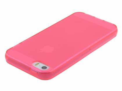 Frosted TPU Gel Case for iPhone SE(1st Gen)/5s/5 - Frosted Coral