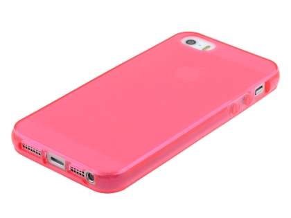 Frosted TPU Gel Case for iPhone SE(1st Gen)/5s/5 - Frosted Coral