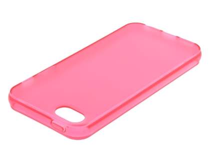 Frosted TPU Gel Case for iPhone SE(1st Gen)/5s/5 - Frosted Coral