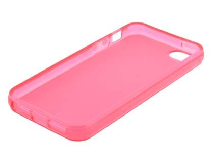 Frosted TPU Gel Case for iPhone SE(1st Gen)/5s/5 - Frosted Coral