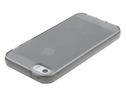 Frosted TPU Gel Case for iPhone SE(1st Gen)/5s/5 - Frosted Grey