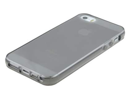 Frosted TPU Gel Case for iPhone SE(1st Gen)/5s/5 - Frosted Grey