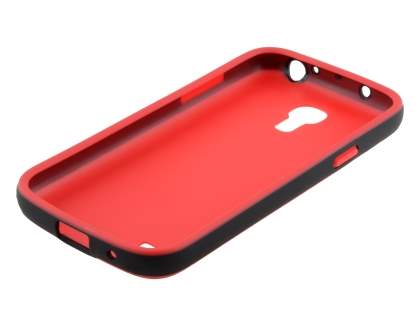 Samsung Galaxy S4 mini I9195 Colour TPU Case - Red/Black