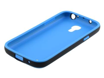 Samsung Galaxy S4 mini I9195 Colour TPU Case - Blue/Black