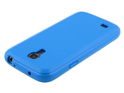 Colour TPU Gel Case for Samsung I9195 Galaxy S4 mini - Blue