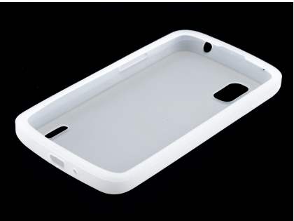 Silicone Case for LG Nexus 4 E960 - Frosted Clear