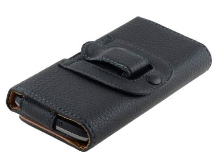 Textured Synthetic Leather Belt Pouch - Mobile Only