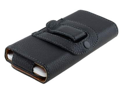 Textured Synthetic Leather Belt Pouch - Mobile Only