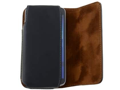 Extra-tough Genuine Leather ShineColours belt pouch for Samsung Galaxy S4 Active I9295