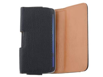 Textured Synthetic Leather Belt Pouch - Mobile Only