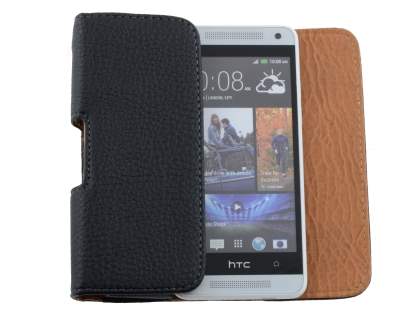 Textured Synthetic Leather Belt Pouch - Mobile Only