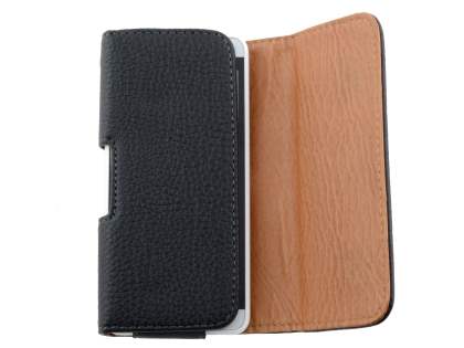 Textured Synthetic Leather Belt Pouch - Mobile Only