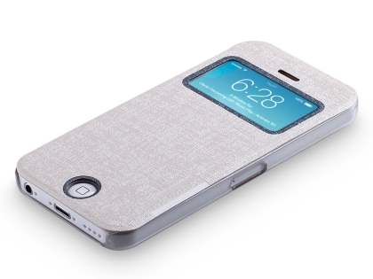 Momax Flip View Case for iPhone 5c - Golden Beige