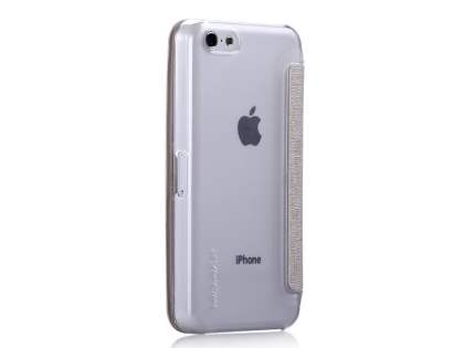 Momax Flip View Case for iPhone 5c - Golden Beige
