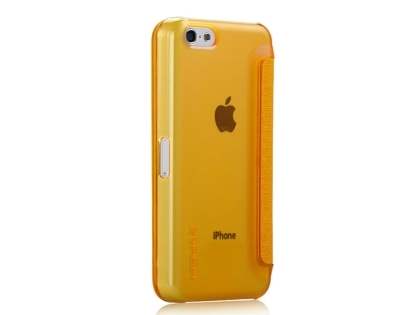 Momax Flip View Case for iPhone 5c - Canary Yellow