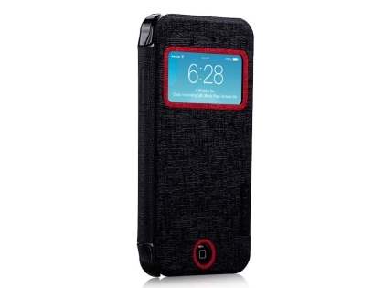 Momax Flip View Case for iPhone 5c - Night Black