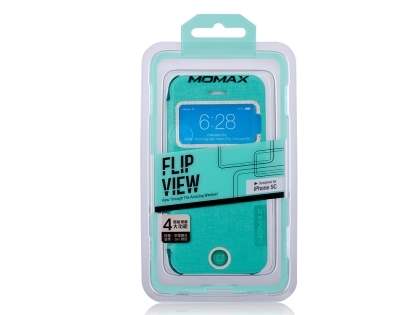 Momax Flip View Case for iPhone 5c - Mint