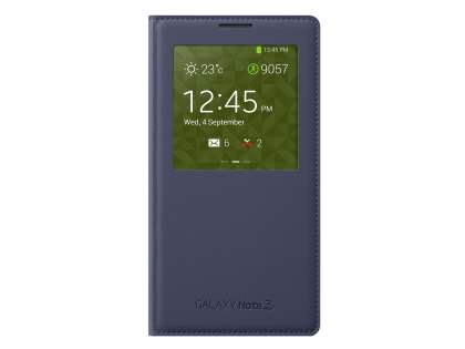 Premium S-View Cover Case for Samsung Galaxy Note 3 - Indigo Blue Premium S-View Cover Case for Samsung Galaxy Note 3 - Indigo Blue
