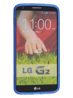 Wave Case for LG G2 - Frosted Blue/Blue