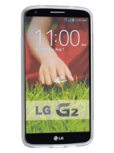 Wave Case for LG G2 - Frosted Clear/Clear