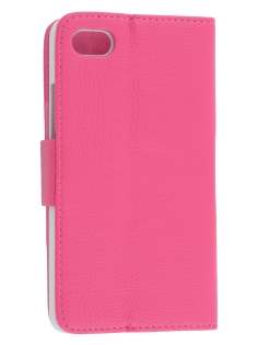 Synthetic Leather Wallet Case with Stand for BlackBerry Z30 - Pink