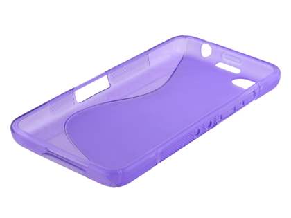 Wave Case for BlackBerry Z30 - Frosted Purple/Purple