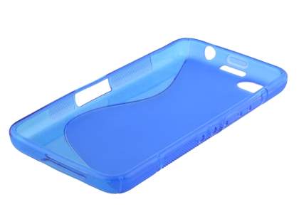 Wave Case for BlackBerry Z30 - Frosted Blue/Blue
