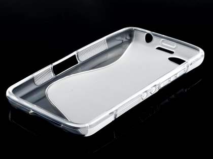BlackBerry Z30 Wave Case - Frosted Clear/Clear