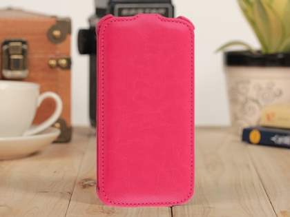 Synthetic Leather Flip Case for Samsung Galaxy S4 I9500 - Pink