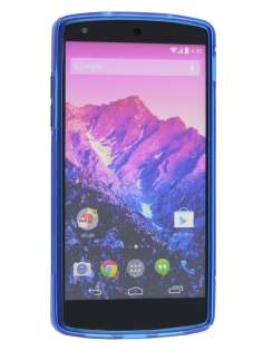 Wave Case for LG Google Nexus 5 - Frosted Blue/Blue