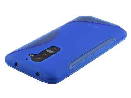 Wave Case for LG G2 - Frosted Blue/Blue