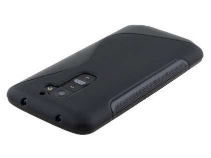 Wave Case for LG G2 - Frosted Black/Black