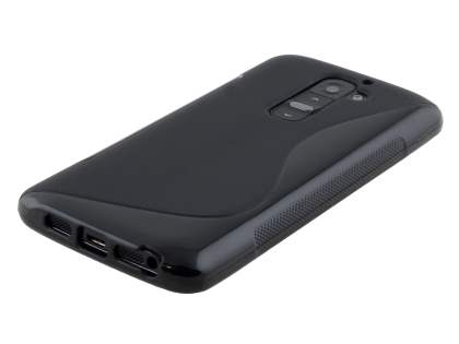 Wave Case for LG G2 - Frosted Black/Black
