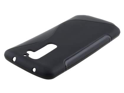 Wave Case for LG G2 - Frosted Black/Black