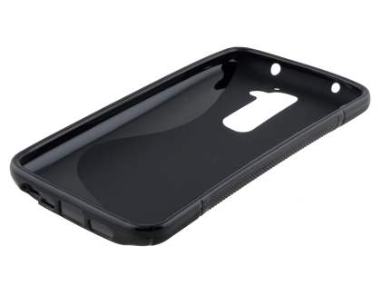 Wave Case for LG G2 - Frosted Black/Black