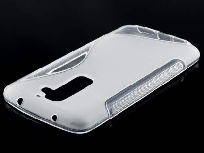Wave Case for LG G2 - Frosted Clear/Clear