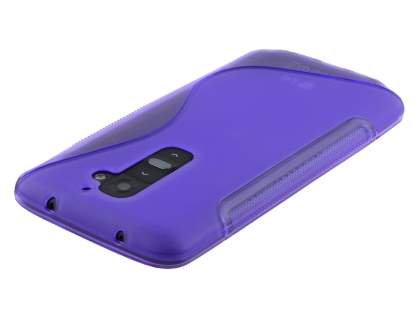 Wave Case for LG G2 - Frosted Purple/Purple