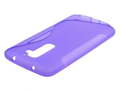 Wave Case for LG G2 - Frosted Purple/Purple