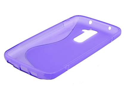 Wave Case for LG G2 - Frosted Purple/Purple