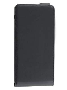 Synthetic Leather Flip Case for HTC One Max - Classic Black